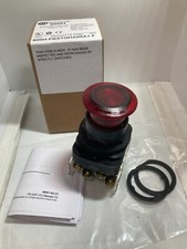 ALLEN BRADLEY 800H-FRXTQH24RA1 PUSH PULL RED ILL LED 2  24V 1NO/1NCLB SER F NIB