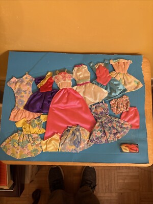 Vintage Barbie Clothes Still Sewn To Original Card. Outer Package Not Included