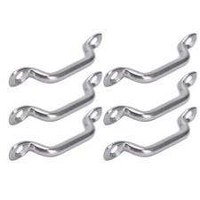 10Pcs Boat Top Pad Eye Deck Loop Tie Down 316 Stainless Steel Set Kit For Fixing