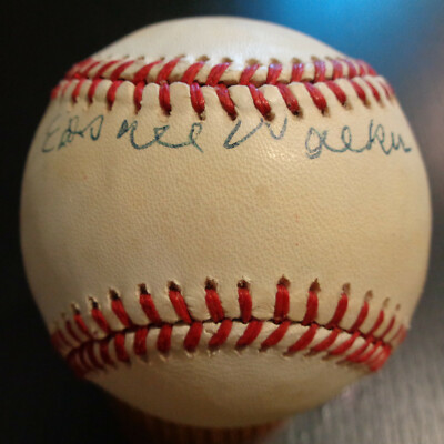 Edsall Walker Negro Leagues - Autographed Baseball - JSA Authentic