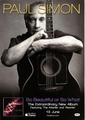 PTP59 ZEITSCHRIFTENWERBUNG 11X9'' PAUL SIMON: SO SCHÖN ODER SO WELCHES ALBUM