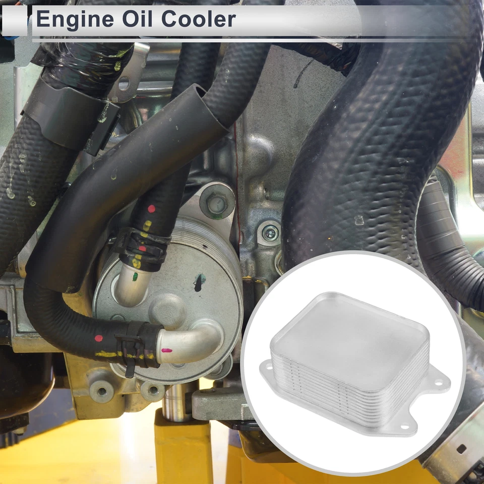 Engine Oil Cooler for Audi A1 2012-2014 No.04E117021B Trans Cooler 1 Set - image 2 of 4