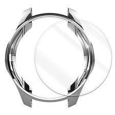 2in1 Screen Protector Soft TPU Cover Case for Samsung Gear S3 Classic SM-R775A