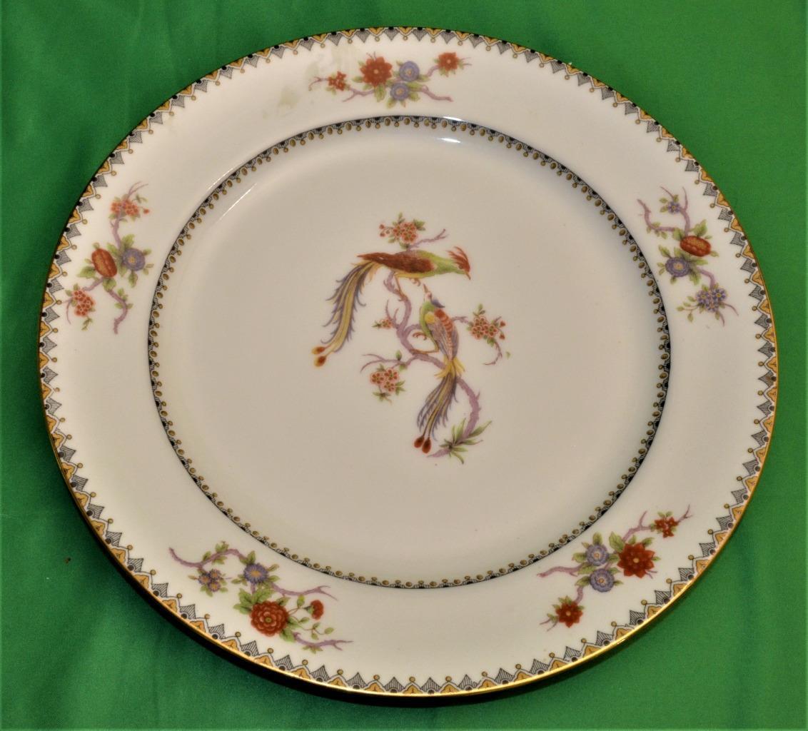 Antique ELITE LIMOGES France BIRD of PARADISE Pattern 9 7/8