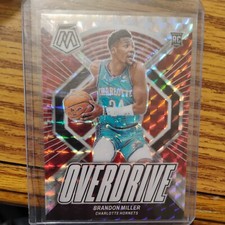 Brandon Miller 2023-24 Panini Mosaic Basketball Rookie Overdrive Prizm RC #23