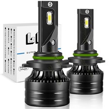 Quayub 9006 HB4 LED Headlight Bulbs High/Low Beam Super Bright White Kit 2PCS