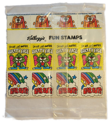 Vintage Kellogg's Fun Stamps Cereal Premium