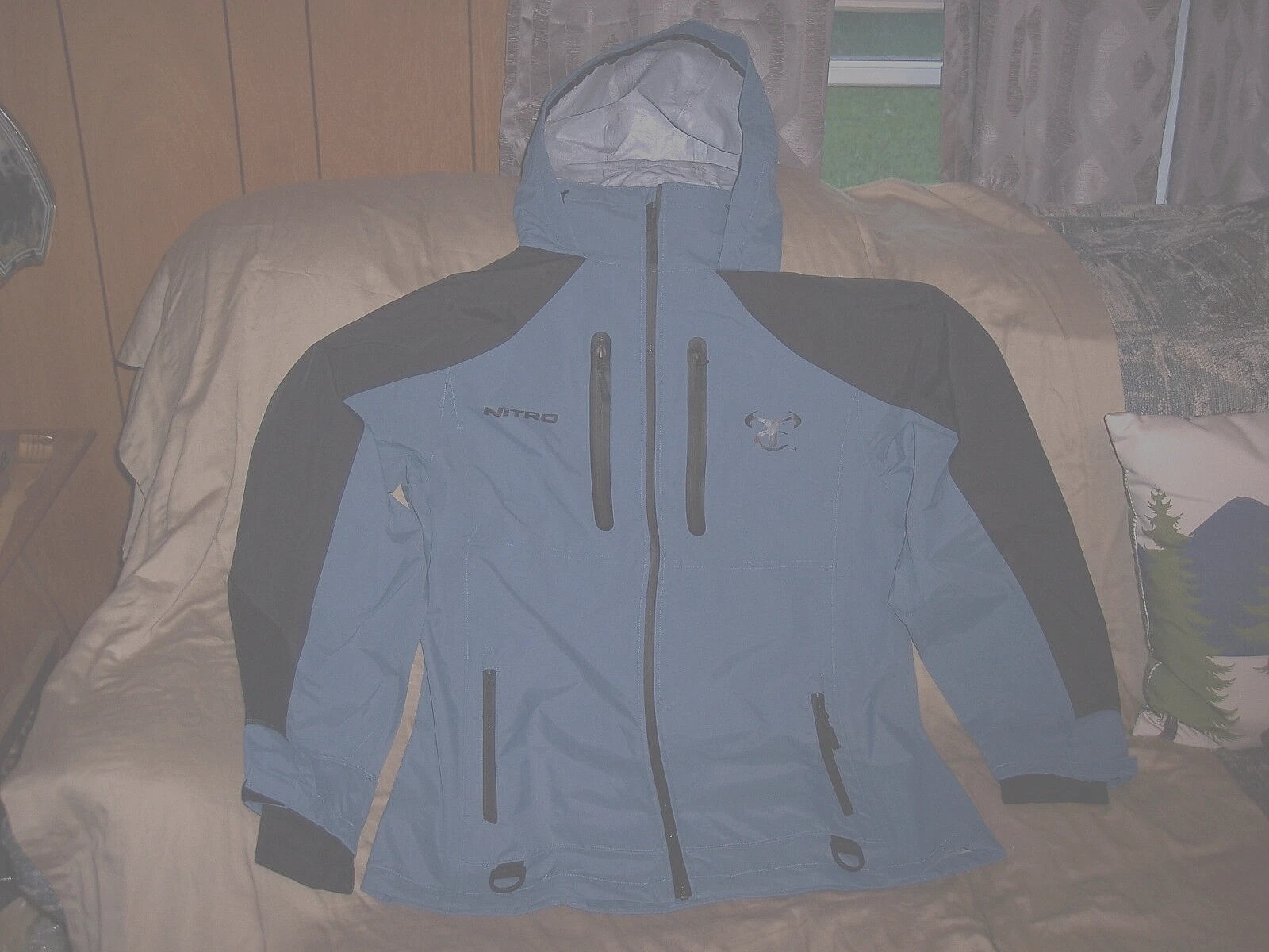 Mens Large Rain Parka Waterproof Fishing Jacket Non Insulated Rain Jacket Parka