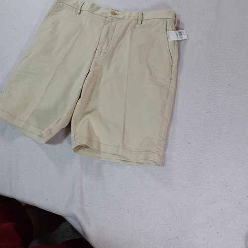 IZOD Golf Shorts Mens 34 Beige Saltwater Casual Outdoor Stretch Pockets 34x9 New - Picture 2 of 18