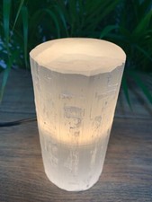 8  Selenite Lamp Selenite Cylinder Lamp Accent Crystal Lamp Gemstone Lamp Ch