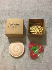 2020 Lootcrate FIREFLY SERENITY KAYLEY’S UMBRELLA & STRAWBERRIES STATIONARY Set