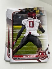 JAYLEN WATSON 2021-22 Bowman University Football  Base LOT x9 cards #76