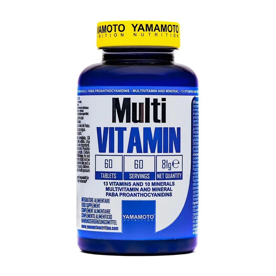 MULTI VITAMIN di YAMAMOTO NUTRITION - 60 cpr MULTIVITAMINICO COMPLETO
