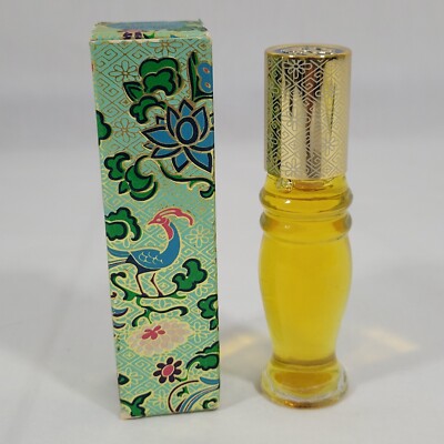 Vintage Avon Bird of Paradise Perfume Rollette Bottle in Box fl oz 