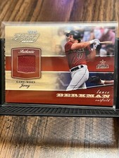 LANCE BERKMAN 2002 PLAYOFF PIECE OF THE GAME ASTROS GAME-USED JERSEY PATCH RELIC