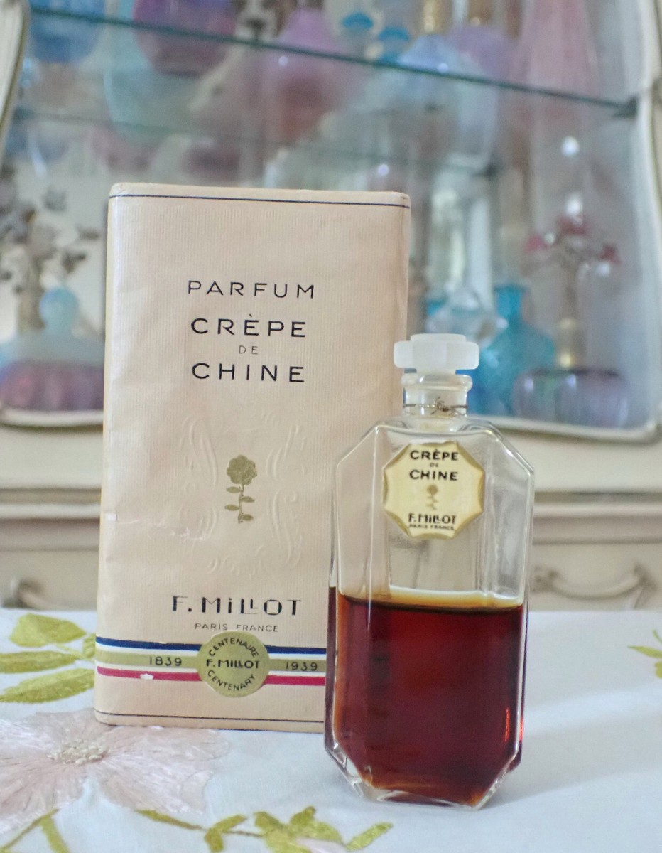 CRÊPE de CHINE 香水 E. M. Llot Crepe De Chine By F. Millot Parfum / Perfume 1/5 FL.OZ. NWOB