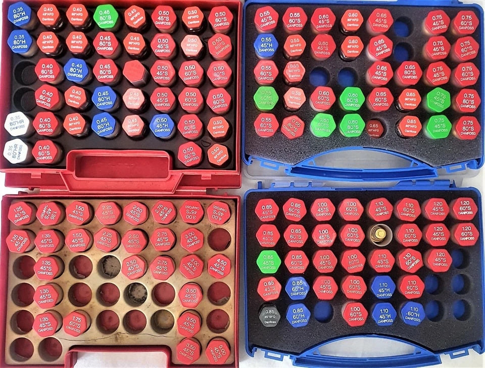 Danfoss Ölbrennerdüse Öldüse B,S,SR,H,HR,SFD,SD,HFD 80° 60° 45° 0,30 - 8,50