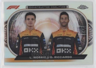 2022 Chrome Formula 1 Constructor Coalition Lando Norris Daniel Ricciardo ql2