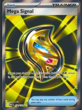Mega Signal 171/132 Ultra Rare Mega Evolution Pokemon Holo Near Mint