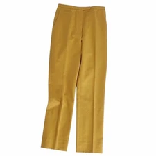 Hermes Pants Long Cotton Bottoms Women's 34 (equivalent to S) Yellow Used MOLO-0