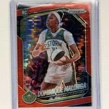 2025 PANINI PRIZM WNBA DOMINIQUE MALONGA RED PULSAR /299 RC ROOKIE
