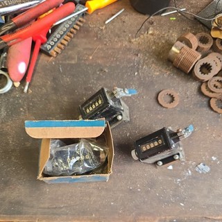 Vintage Veeder Root Mechanical 5 Digit Counter Working