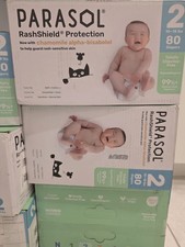 Parasol Chlorine-Free Diapers with RashShield Protection - Size 2 - 80ct