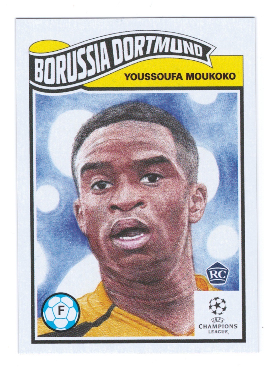 2020 Topps UCL Living Set Youssoufa Moukoko #256 Rookie RC FREE SHIPPING!!