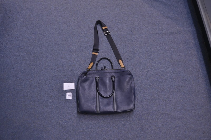 Coach Metro Slim Briefcase Midnight Navy/Black 68469