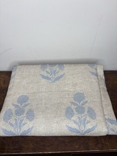 Pottery barn Summer Bhotah Blackout 1 Curtain - Flax/Blue - 50x84