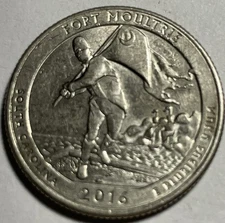 2016 D  South Carolina Fort Moultrie ATB series circulated FREE SHP