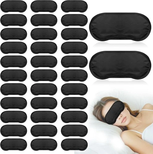 40 Pcs Eye Mask Sleep Masks Bulk Blindfolds for Team Building Party Games with N - Picture 1 of 7