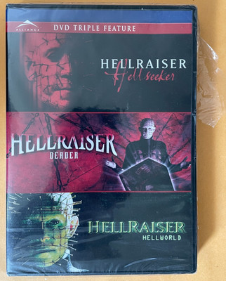 Hellraiser Triple Feature (Hellseeker, Deader, Hellworld) (6,7,8) DVD New sealed