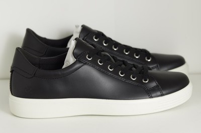 ECCO Soft Classic M Black Leather / White Sole Men s US 10 10.5 44