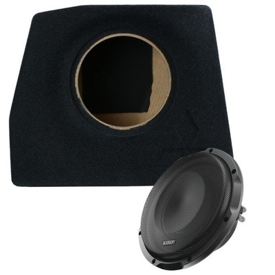 Subwoofer für Mitsubishi Lancer mit Audison APS 10 D 25cm Bass + Gehäuse Box