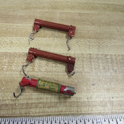 CHOKE RF CHOKE 3.3 uHY 1A  OHMITE Z-0 2.5 METER BAND from SCR522 Lot of 3 A