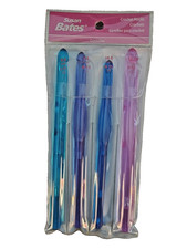 Susan Bates Crystalites Crochet Hook Set - 5 Sizes US L, M, N, and P 