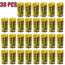 30PCS CR123A 3.0V Battery 1300mAh Non-Rechargeable Battery for Alarm System NEW