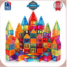 100PCS Magnetic Tiles Kids Toys - Magnetic Building Blocks Magnet Building Set