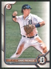 2022 Bowman Prospects #BP-106 Izaac Pacheco Detroit Tigers 48799