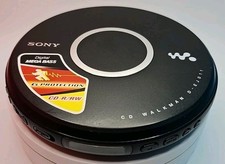 Vintage Sony D-EJ011 Walkman Portable CD Player Black Tested  Working