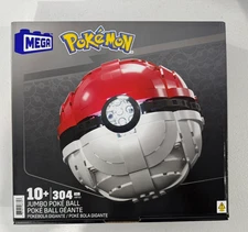 Mega Construx Pokémon Jumbo Poké Ball Construction Set – 304-Piece Building Toy