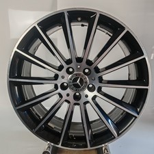 GENUINE 20” MERCEDES E CLASS AMG ALLOY A2134012200 8.0J ET43 DIAMOND CUT /45BF