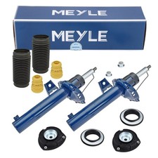 2x MEYLE Stoßdämpfer + Dreckschutz + Domlager für VW TIGUAN SKODA KODIAQ vorne