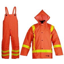 VIKING 2110FR HANDYMAN FLAME RESISTANT WATERPROOF 3 PIECE SUIT LARGE NEW