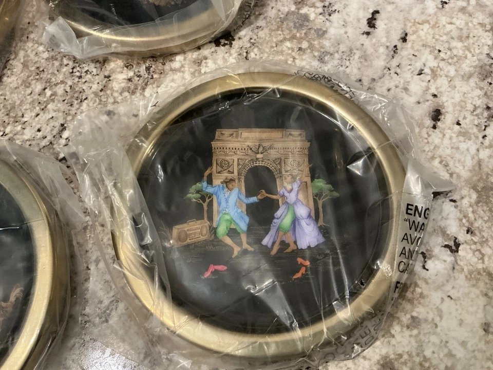 Sheila Bridges x Williams Sonoma Harlem Toile Coasters,4 件套 全新带盒 — 第 4/4 张图片