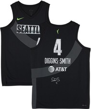 Skylar Diggins-Smith Storm Signed Nike Black Rebel Edition Victory Player Jersey