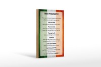 Holzschild Spruch 12X18 Cm Irish Philosophy Deko Schild