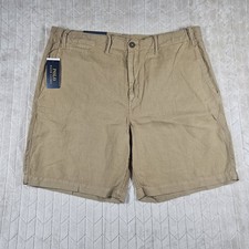 Nwt Vtg Polo Ralph Lauren Shorts Men 38 Beige Classic Fit Nautical Chino Golf...