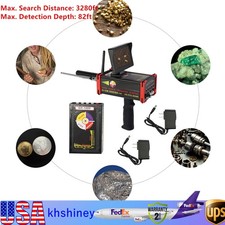 Long Range Metal Detector Chargeable LED Screen Gold Detector Silver 1000M 25M